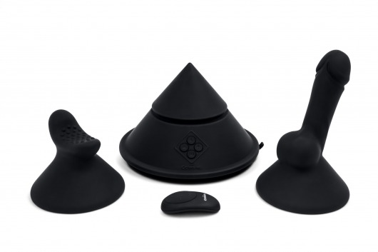 Конусный вибромассажер Cowgirl Cone с 2 насадками - CowGirl - купить с доставкой в Оренбурге