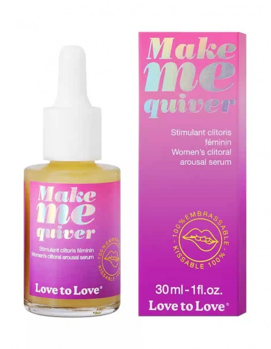 Возбуждающие капли для клитора Make Me Quiver - 30 мл. - Love to Love - купить с доставкой в Оренбурге