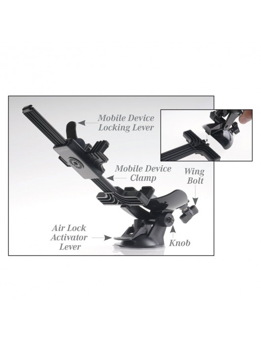 Перезаряжаемый мастурбатор-вагина с держателем для мобильных устройств Extreme Toyz Me - Pipedream - в Оренбурге купить с доставкой