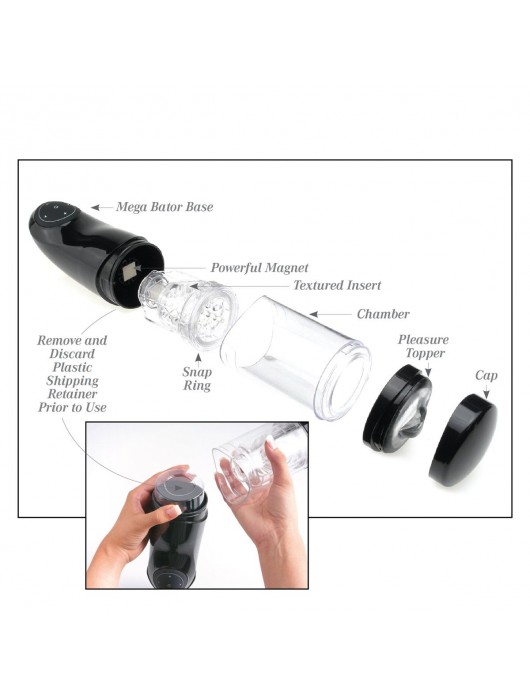 Перезаряжаемый мастурбатор-вагина с держателем для мобильных устройств Extreme Toyz Me - Pipedream - в Оренбурге купить с доставкой