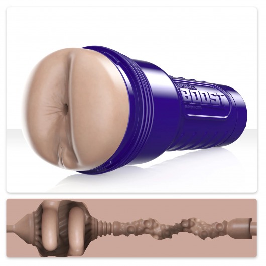 Телесный мастурбатор-анус Fleshlight Boost Blast Female - Fleshlight - в Оренбурге купить с доставкой