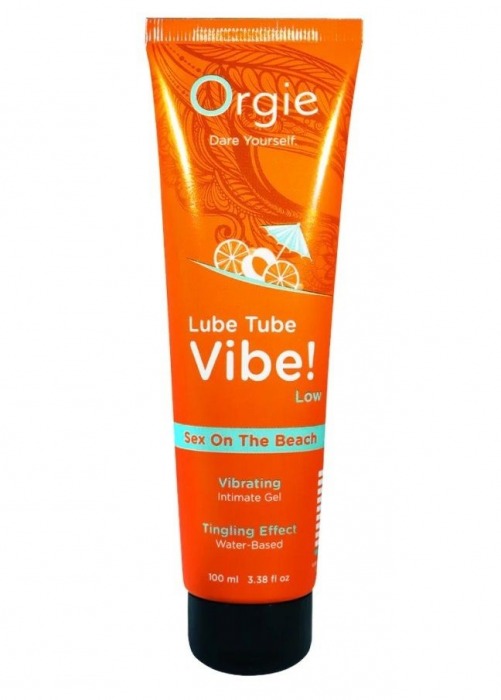 Гель с эффектом вибрации Lube Tube Vibe Low Sex On The Beach - 100 мл. - ORGIE - купить с доставкой в Оренбурге