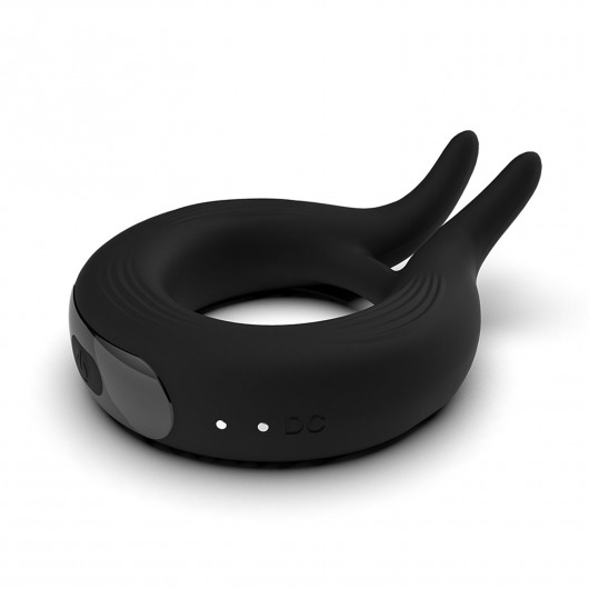Черное эрекционное кольцо Marry Me Rechargeable Vibrating Cockring - Adrien Lastic - в Оренбурге купить с доставкой