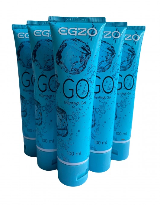 Набор из 5 пролонгирующих лубрикантов на водной основе Egzo Go (по 100 мл.) - EGZO - купить с доставкой в Оренбурге