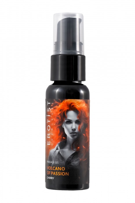 Гель с эффектом вибрации Volcano Of Passion со вкусом вишни - 25 мл. - Erotist Lubricants - купить с доставкой в Оренбурге