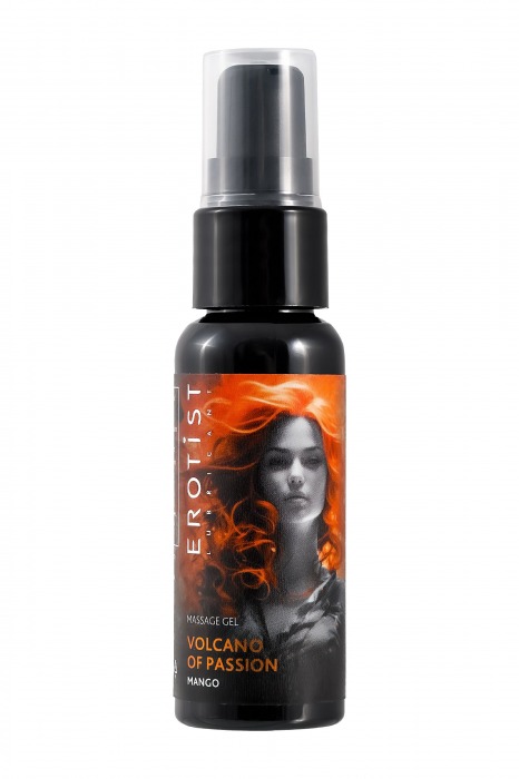 Гель с эффектом вибрации Volcano Of Passion со вкусом манго - 25 мл. - Erotist Lubricants - купить с доставкой в Оренбурге