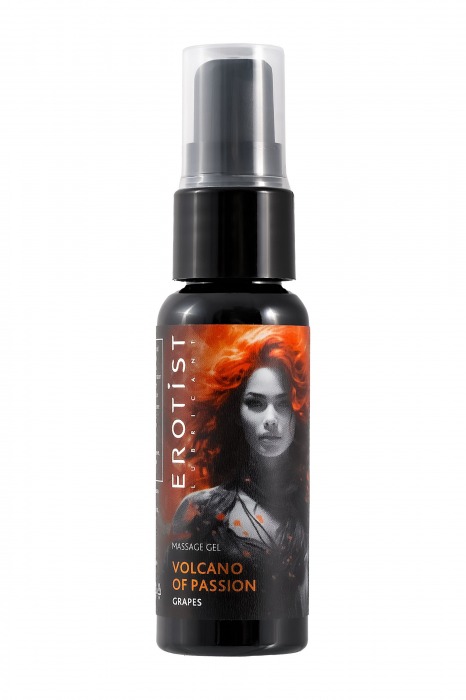 Гель с эффектом вибрации Volcano Of Passion со вкусом винограда - 25 мл. - Erotist Lubricants - купить с доставкой в Оренбурге