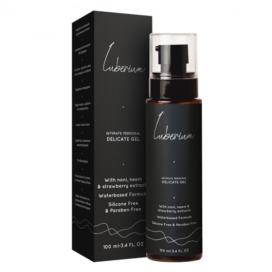 Интимный гель с экстрактами нони, нима и клубники Luberium Delicate Waterbased - 100 мл. - Luberium - купить с доставкой в Оренбурге