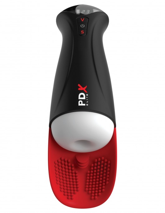 Мастурбатор в колбе с вибрацией Fuck-O-Matic Pro XL - Pipedream - в Оренбурге купить с доставкой