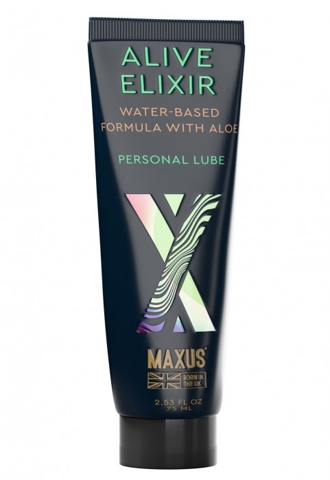 Интимный гель на водной основе MAXUS Alive Elixir - 75 мл. - Maxus - купить с доставкой в Оренбурге