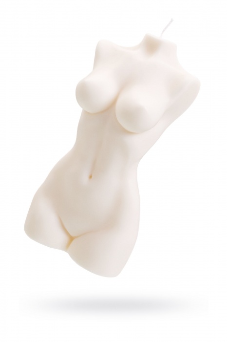 Белая интерьерная свеча в форме женского торса - 850 гр. - Pecado - купить с доставкой в Оренбурге
