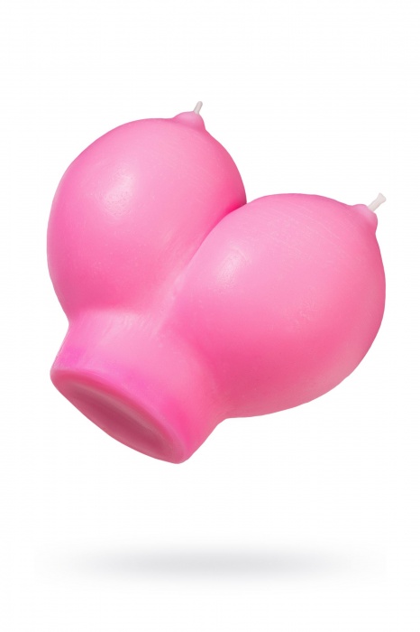 Розовая свеча «Сиськи» - 150 гр. - Pecado - купить с доставкой в Оренбурге