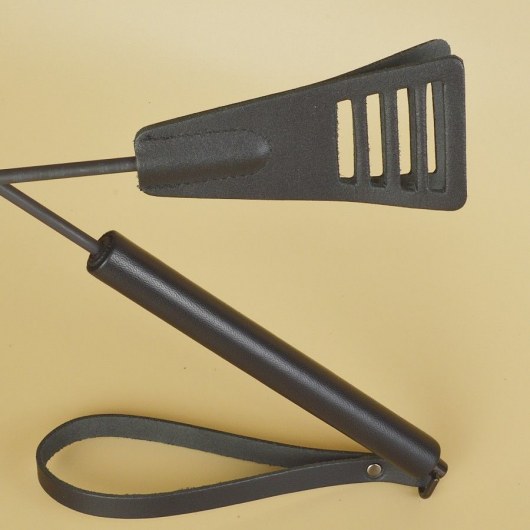 Черный кожаный стек «Сириус» - 60 см. - Sitabella - купить с доставкой в Оренбурге