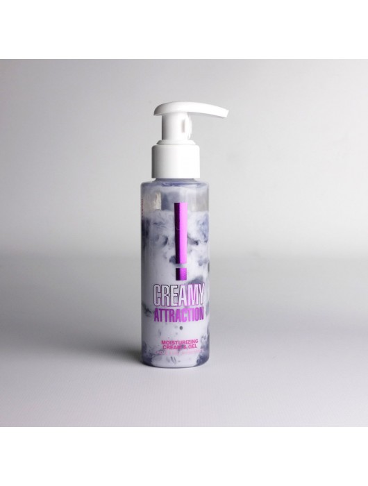 Увлажняющий крем-гель для тела с ароматом ежевики Creamy Attraction Blackberry - 100 мл. - INTT - купить с доставкой в Оренбурге