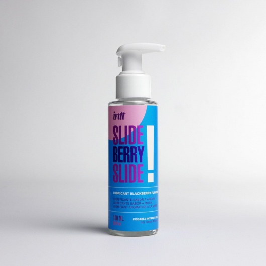 Увлажняющий гель с ароматом ежевики Slide Berry Slide - 100 мл. - INTT - купить с доставкой в Оренбурге
