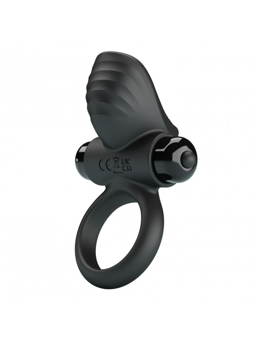 Черное эрекционное кольцо с вибрацией Adrien - Baile - в Оренбурге купить с доставкой