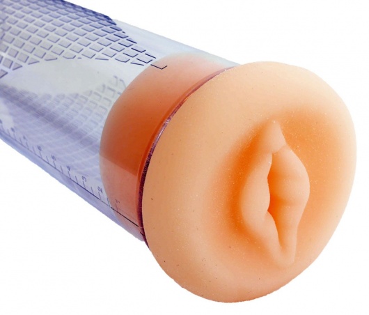 Телесный уплотнитель для вакуумной помпы в виде вагины - Boys of Toys - в Оренбурге купить с доставкой