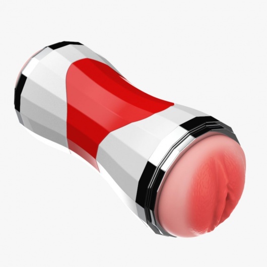 Двусторонний мастурбатор в колбе Power Grip Cup - вагина и ротик - Boys of Toys - в Оренбурге купить с доставкой