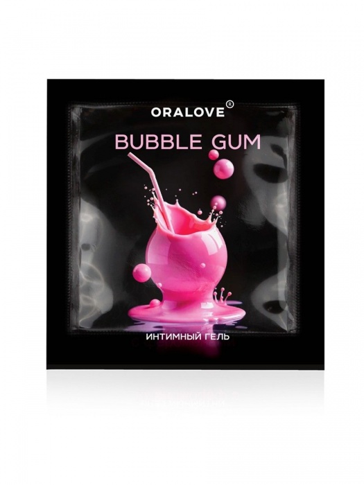 Саше съедобной оральной смазки OraLove с ароматом бабл-гам - 3 гр. - Биоритм - купить с доставкой в Оренбурге
