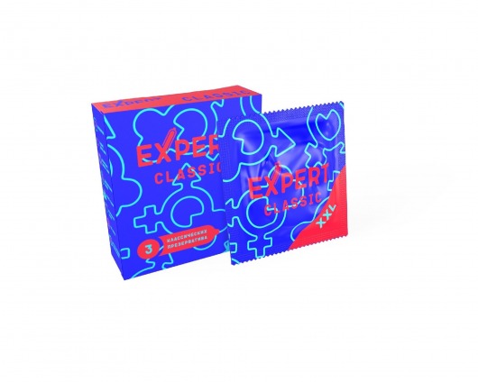 Презервативы увеличенного размера Expert Classic XXL - 3 шт. - Expert - купить с доставкой в Оренбурге