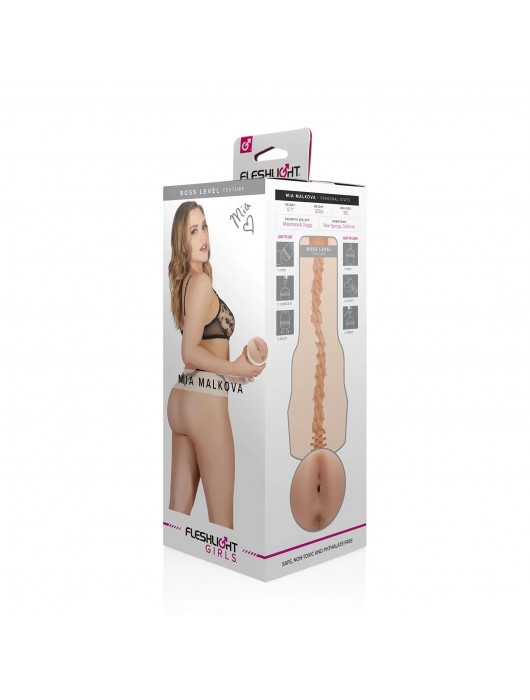 Телесный мастурбатор-анус Fleshlight Girls - Mia Malkova - Fleshlight - в Оренбурге купить с доставкой