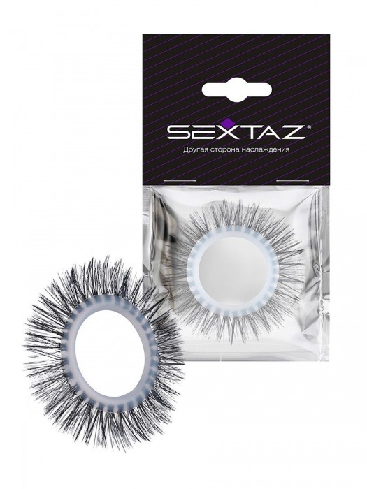 Круглое эрекционное кольцо с длинными «ресничками» - Sextaz - в Оренбурге купить с доставкой