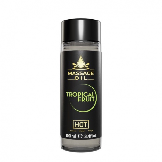 Массажное масло c ароматом тропических фруктов Massage Oil - 100 мл. - HOT - купить с доставкой в Оренбурге