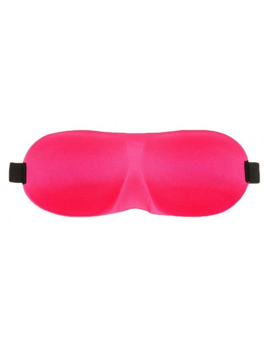 Розовая глухая маска на резинке - Sitabella - купить с доставкой в Оренбурге