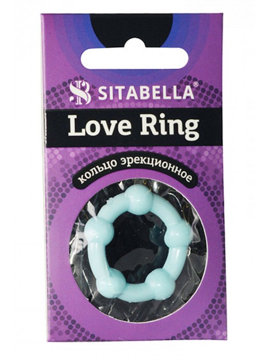 Цветное эрекционное кольцо Love Ring с бусинами - Sitabella - в Оренбурге купить с доставкой
