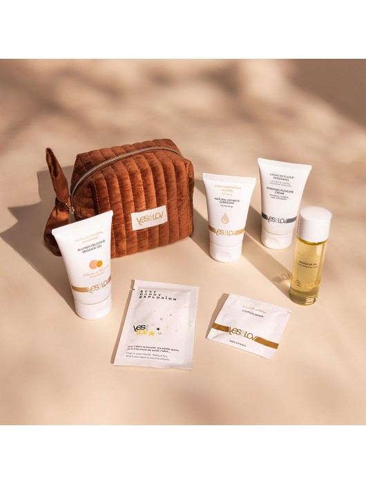 Набор YESforLOV La Trousse Enchantée в коричневой косметичке - YESforLOV - купить с доставкой в Оренбурге