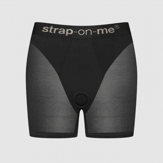 Трусики-шорты для фиксации насадок Strap-on-me Harness Lingerie Halo - size XS - Strap-on-me - купить с доставкой в Оренбурге