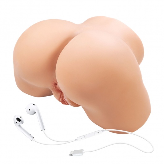 Телесный мастурбатор Olivia с 2 любовными отверстиями - Baile - в Оренбурге купить с доставкой