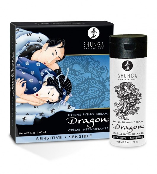 Интимный мужской крем SHUNGA DRAGON SENSITIVE - 60 мл. - Shunga - купить с доставкой в Оренбурге