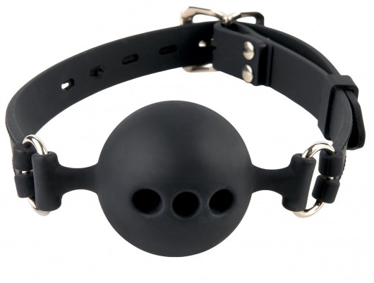 Силиконовый кляп-шар с отверстиями для дыхания Silicone Breathable Ball Gag Small - Pipedream - купить с доставкой в Оренбурге