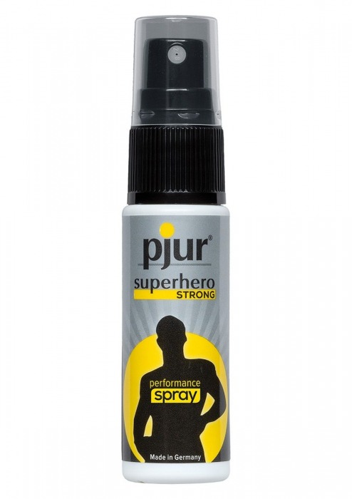 Спрей-пролонгатор длительного действия pjur SUPERHERO Strong Spray - 20 мл. - Pjur - купить с доставкой в Оренбурге