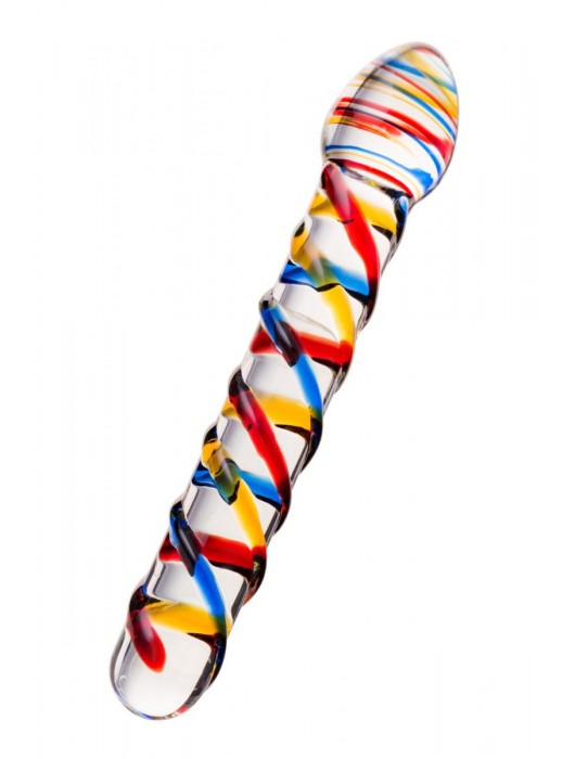 Стеклянный фаллос с гладкой головкой - 25 см. - Sexus