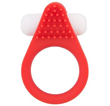 Красное эрекционное кольцо LIT-UP SILICONE STIMU RING 1 RED - Dream Toys - в Оренбурге купить с доставкой