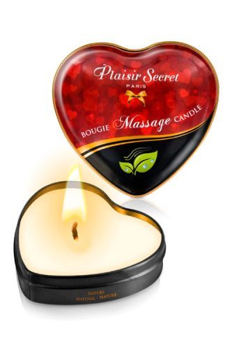 Массажная свеча с нейтральным ароматом Bougie Massage Candle - 35 мл. - Plaisir Secret - купить с доставкой в Оренбурге