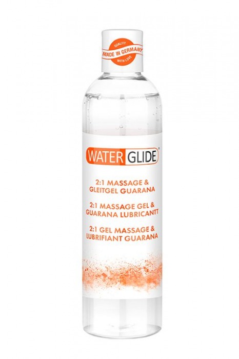 Гель-смазка 2-в-1 MASSAGE   LUBRICANT GUARANA - 300 мл. - Waterglide - купить с доставкой в Оренбурге