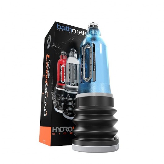 Синяя гидропомпа HydroMAX7 Wide Boy - Bathmate - в Оренбурге купить с доставкой