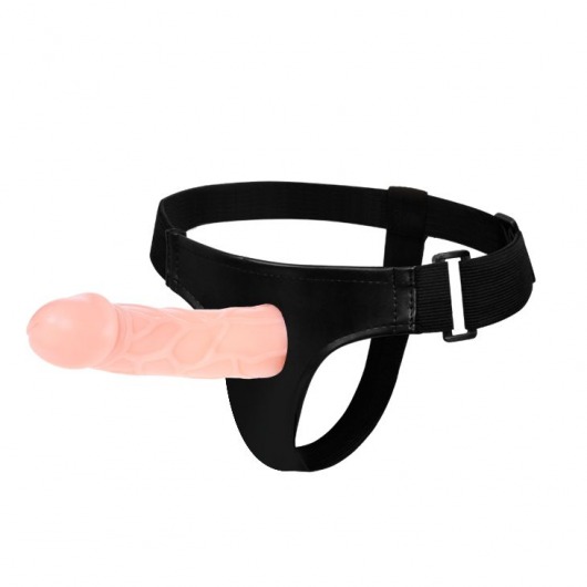 Телесный фаллоимитатор на трусиках Jessica Strap-On - 15,5 см. - Baile - купить с доставкой в Оренбурге
