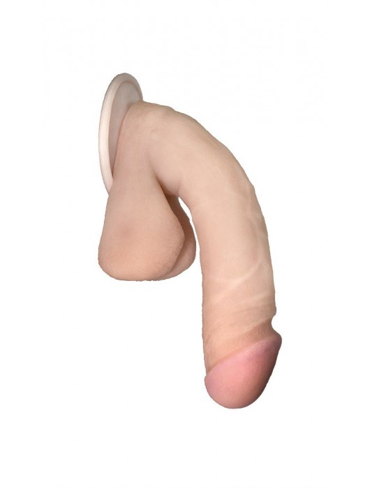 Сувенирный фаллос на присоске 03 - 17 см. - LOVETOY (А-Полимер) - купить с доставкой в Оренбурге