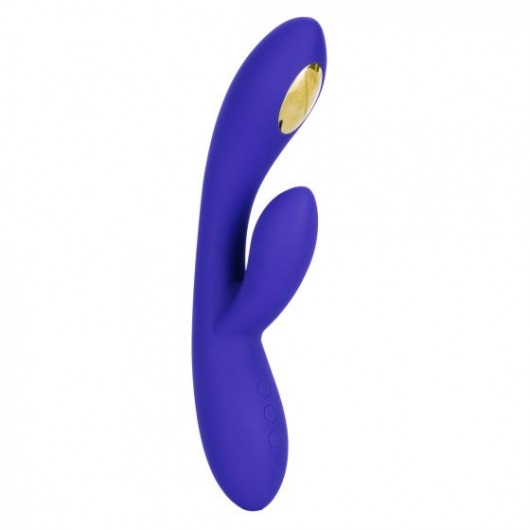 Фиолетовый вибратор с функцией электростимуляции Intimate E-Stimulator Dual Wand - 21,5 см. - California Exotic Novelties - купить с доставкой в Оренбурге