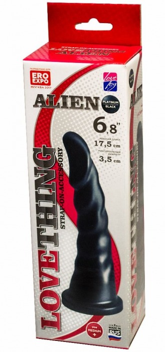 Насадка для трусиков харнесс Alien - 17,5 см. - LOVETOY (А-Полимер) - купить с доставкой в Оренбурге