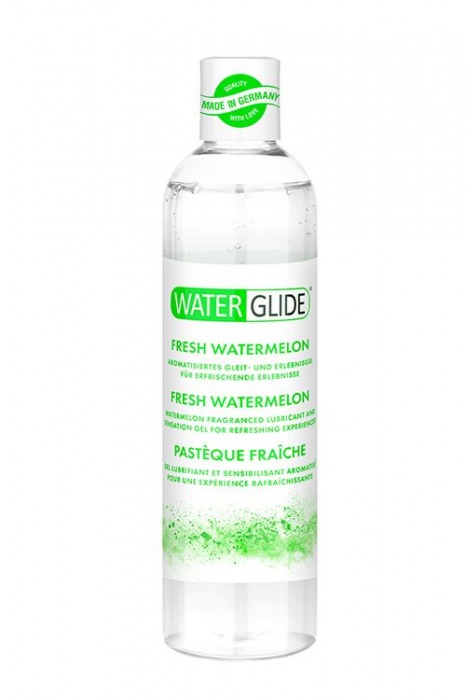 Лубрикант на водной основе с ароматом арбуза WATERGLIDE FRESH WATERMELON - 300 мл. - Waterglide - купить с доставкой в Оренбурге