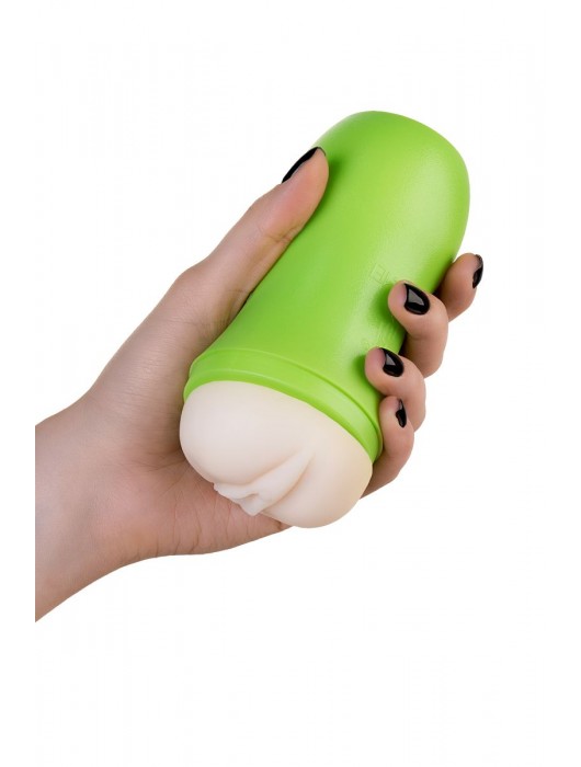 Мастурбатор-вагина A-Toys в зеленой колбе - A-toys - в Оренбурге купить с доставкой