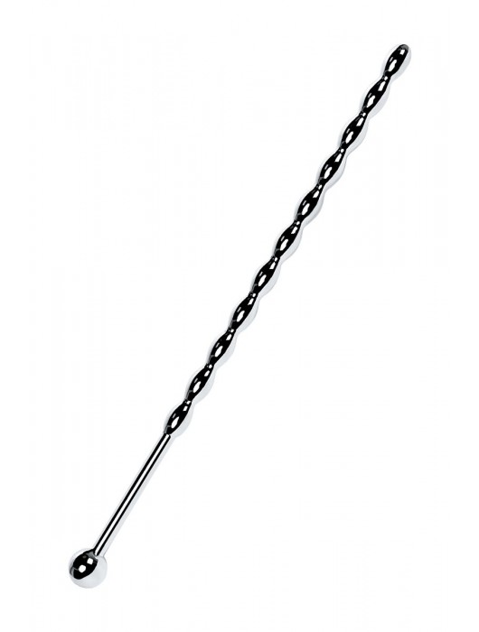 Серебристый длинный уретральный плаг-косичка TOYFA Metal - 15,7 см. - ToyFa - купить с доставкой в Оренбурге