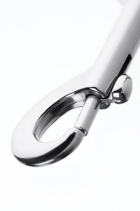 Серебристый двухсторонний карабин TOYFA Metal - ToyFa - купить с доставкой в Оренбурге