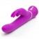 Лиловый вибратор-кролик Curve Rechargeable Rabbit Vibrator - 25,4 см. - Happy Rabbit купить в Оренбурге с доставкой в Orgasmix.ru Лиловый вибратор-кролик Curve Rechargeable Rabbit Vibrator - 25,4 см. - Happy Rabbit