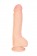 Телесный реалистичный вибратор-ротатор Ulric - 24 см. - ToyFa